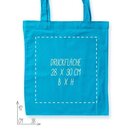 Baumwolltasche mit langen Henkeln inkl. Aufdruck