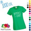 Damen T-Shirts mit Ihrem Motiv bedruckt (ab 1000 Stk.)