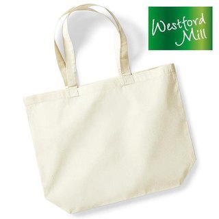 Maxi-Tasche Natur W125 inkl. Aufdruck - 10-farbig - beidseitig identisch - 5 Werktage Express